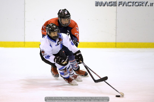 2014-11-08 Hockey Milano Rossoblu U14-Diavoli Sesto 1132 Gabriele Asinelli